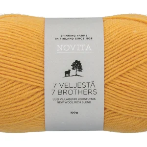 Novita 7 veljestä 100g 268 Auringonkukka