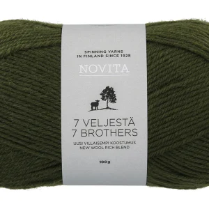 novita 7 veljestä 100g 391 Kuusikko