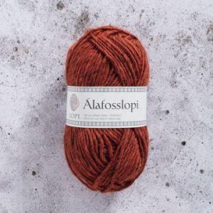 istex alafosslopi 100g burnt orange 801236
