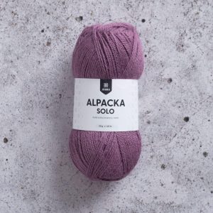 järbö Alpacka Solo 50 g – Malva