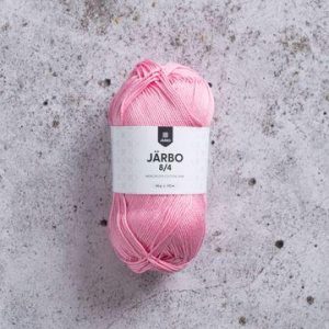järbö 8/4 puuvillalanka candy floss pink 50 g 078