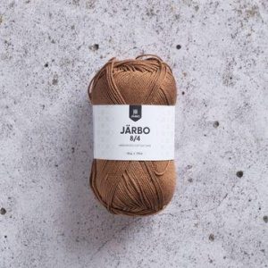 järbö 8/4 puuvillalanka cinnamon brown 50 g 087