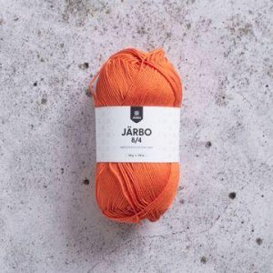 järbö 8/4 puuvillalanka orange 50 g 028
