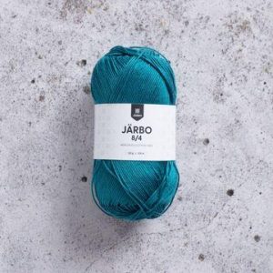 järbö 8/4 puuvillalanka petrol 50 g 022