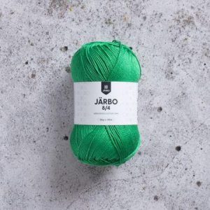 järbö 8/4 puuvillalanka pomegranate green 50 g 041
