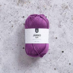 järbö 8/4 puuvillalanka signal violet 50 g 080