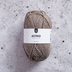 järbö Astrid 100 % villa Superwash 50 g Heather Beige