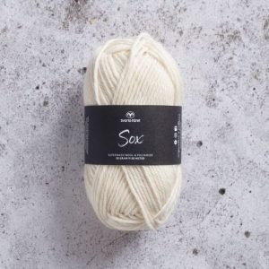 svarta fåret sox sukkalanka natural white 50 g 439205